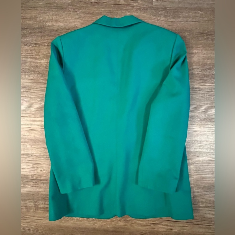 Pendleton Blazer Jacket‎ Virgin Wool Solid Green … - image 2